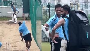 Virat Kohli : నెట్స్‌లో చెమటలు చిందిస్తున్న కోహ్లీ.. రివర్స్ స్వీప్ ఆడేశాడుగా..! (వీడియో)