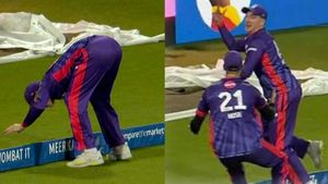 క్రికెట్ చరిత్రలోనే కనీ వినీ ఎరుగని క్యాచ్.. బిత్తరపోయిన బెయిర్ స్టో (వీడియో)