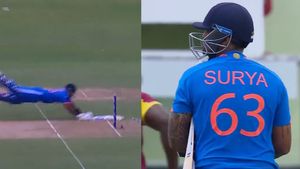 పాపం సూరీడు.. కైల్ మేయర్స్ స్టన్నింగ్ త్రో‌కు బలి! (వీడియో)