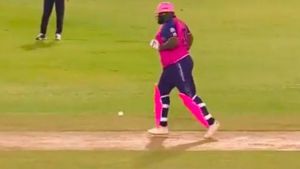 ఇదెక్కడి గోస రా మావ.. పరుగెత్తలేక రనౌటైన బ్యాటర్! (వీడియో)