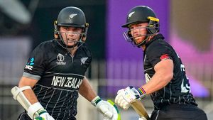 NZ vs AFG: చెలరేగిన లాథమ్, ఫిలిప్స్.. అఫ్గాన్ ముందు టఫ్ టార్గెట్!