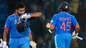 అది జెర్సీ నంబర్ 45 మహిమ: రోహిత్ శర్మ