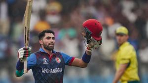 AFG vs AUS: శతక్కొట్టిన ఇబ్రహీమ్.. ఆసీస్ ముందు భారీ లక్ష్యం!