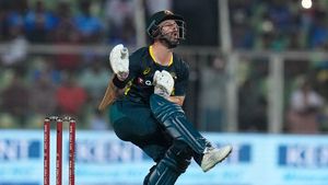 పాపం మాథ్యూవేడ్.. తాకరాని చోట తాకిన బంతి!