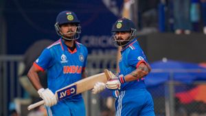 IND vs NZ 1st semi-final: శతక్కొట్టిన కోహ్లీ, అయ్యర్.. న్యూజిలాండ్ ముందు భారీ లక్ష్యం!