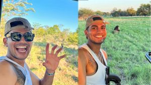 సింహంతో గిల్ సెల్ఫీ..ఇంత తీట పోరడివి ఏంటన్నా?