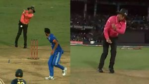 IND vs AUS: జస్ట్ మిస్.. అంపైర్ బాక్స్ బద్దలయ్యేది.. మాథ్యూ వేడ్ అసంతృప్తి! (వీడియో)