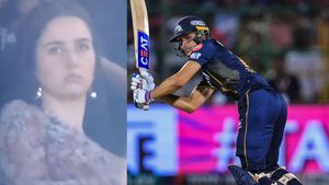 లేడీ ఫ్యాన్‌ అందాన్ని చూసి కంట్రోల్ తప్పిన గిల్ (Video)