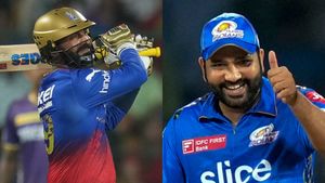 MI vs RCB: శభాష్ రా కార్తీక్.. ప్రపంచకప్ కోసమే కదా ఈ బ్యాటింగ్! రోహిత్ శర్మ టీజింగ్!(వీడియో)
