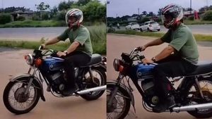 IPL 2024: చిల్ అవుతున్న ధోనీ.. బైక్‌పై షికార్లు! (వీడియో)