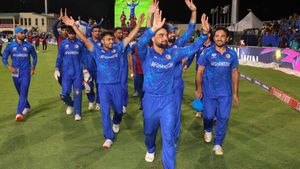 AFG vs BAN: కన్నీళ్లతో రషీద్ ఖాన్..అఫ్గానిస్థాన్ ప్లేయర్ల భావోద్వేగం (Video)