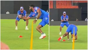 IND vs AFG: ప్రాక్టీస్‌లో బుమ్రా స్టన్నింగ్ క్యాచ్ (Video)