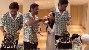 ధోనీ బర్త్‌డే సెలబ్రేషన్స్‌లో స్టార్ హీరో (Video)