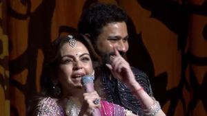 అంబానీ సంగీత్ వేడుకలో రోహిత్ శర్మ.. కన్నీటి పర్యంతమైన నీతా అంబానీ!(వీడియో)