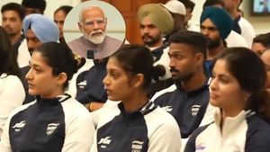 Paris Olympics: ప్రధాని మోదీతో తెలుగు అథ్లెట్లు (Video)