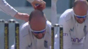 బౌలర్ బట్టతలపై బంతిని రుద్దిన జో రూట్.. ఒరెయ్ ఏంట్రా ఇది!(Video)