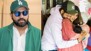 రోహిత్ శర్మ కొడుకు పేరు ఇదే!