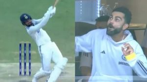 IND vs AUS: ఆకాశ్ దీప్ భారీ సిక్సర్.. నోరెళ్ల బెట్టిన విరాట్ కోహ్లీ! (వీడియో)