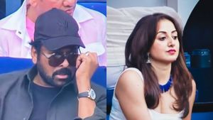 IND VS PAK:'పిట్ట ఎవర్తో కానీ పిట పిట లాడిపోతోంది'.. చిరు చూస్తోన్న ఈ అందమైన పోరి ఎవరబ్బా?