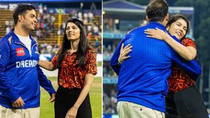 'ఎవడు మూర్తి వీడు.. నా సిస్టమ్‌ను టచ్ చేశాడు' - కావ్యపాప, ఆకాశ్ అంబానీ హగ్గింగ్ ఫొటో షేక్