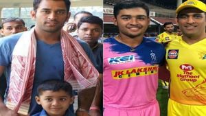 Dhoni-Riyan Parag: ఈ ఫొటో.. ఎన్ని కోట్లు ఇచ్చినా రాని ఆనందం..!!