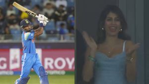 IND vs AUS: హార్దిక్ పాండ్యా భారీ సిక్సర్.. చిందేసిన అతని లవర్!(వీడియో)