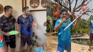 Holi Celebrations: అంబటి రాయుడుతో కలిసి సచిన్ హోలీ సెలబ్రేషన్స్ (వీడియో వైరల్)