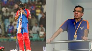 LSG VS DC: సంజీవ్ గోయెంకా చెంప చెళ్లుమనిపించిన కేఎల్ రాహుల్..! (వీడియో)