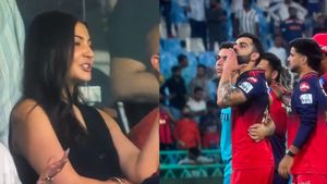 IPL 2025: కోహ్లీ-అనుష్క రొమాన్స్ అదుర్స్ (వీడియో)