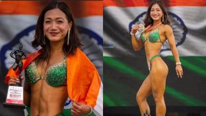 చరిత్ర సృష్టించిన హిలాంగ్ యాజిక్.. బాడీబిల్డింగ్‌లో స్వర్ణం