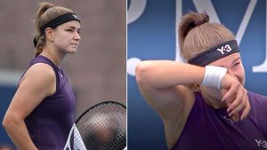 US Open 2025: కళ్ల ముందు మాజీ ప్రియుడు.. కన్నీటి పర్యంతమైన టెన్నిస్ స్టార్!