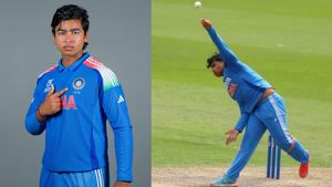 బౌలింగ్‌తో అదరగొట్టిన బుడ్డోడు!