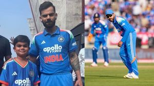 రోహిత్.. నా బుడ్డోడిని చూడు: విరాట్ కోహ్లీ