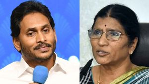 ntr's wife Lakshmi Parvathi reveals first arrest after ys jagan comes to power again