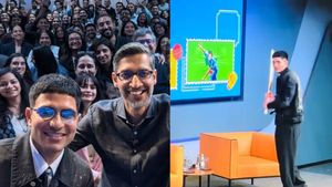 సుందర్ పిచాయ్‌కు గిల్ మాస్టర్ క్లాస్..ఈ టెక్నిక్ మాములుగా లేదుగా! (వీడియో)