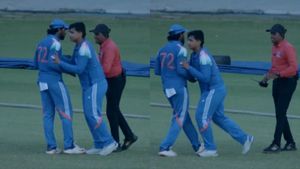 IND vs SL: అంపైర్‌తో కెప్టెన్ గొడవ.. మధ్యలో దూరి వైభవ్ ఏం చేశాడో చూస్తే షాకవుతారు!
