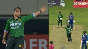 IND vs PAK: చేసింది తొక్కలో 55 రన్స్.. బిల్డప్ మాత్రం మామూలుగా లేదుగా! (వీడియో)