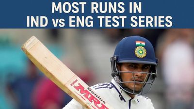Most Runs in IND vs ENG Test Series: Shubman Gill stays at Top - Top 10 Run Scorers in Anderson-Tendulkar Trophy on August 1