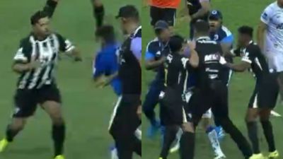23 Red Cards in Brazil! Cruzeiro vs Atletico Mineiro turns into a Mass Fight as Footballers throw Kicks, Punches!