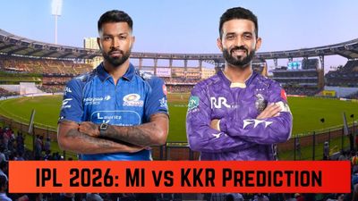 MI vs KKR IPL 2026 Prediction: Who Will Win Today's Mumbai Indians vs Kolkata Knight Riders Match?
