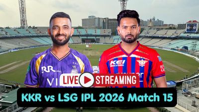 KKR vs LSG Live Streaming, IPL 2026: Where to Watch Kolkata Knight Riders vs Lucknow Super Giants Today Match?