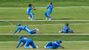IND vs PAK: పాక్ మార్క్ ఫీల్డింగ్.. ఢీకొని క్యాచ్ వదిలేసిన భారత ఆటగాళ్లు!