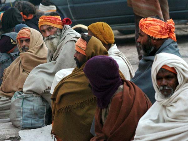 Homeless people in Varanasi