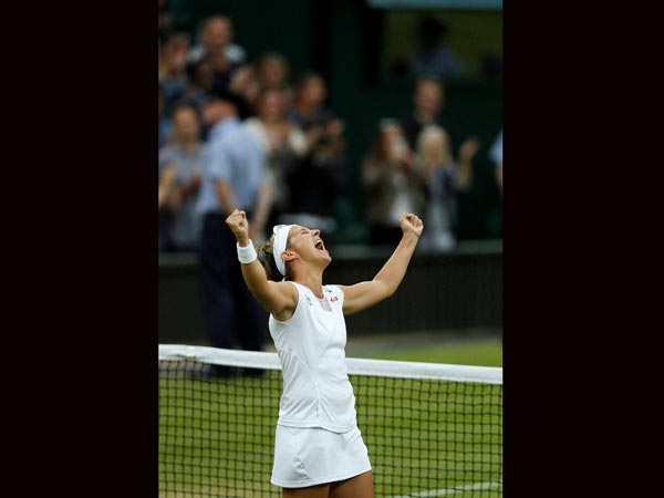 Kirsten Flipkens wins