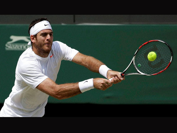 Del Potro in action