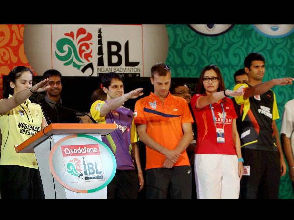 Players take oath during Opening Ceremony