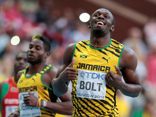 A smiling Bolt