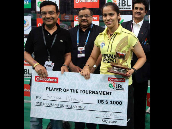 Saina is 'Player of the tournament'