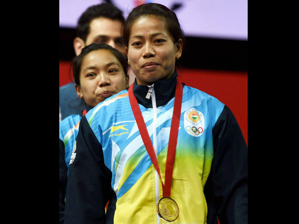 Sanjita with her medal