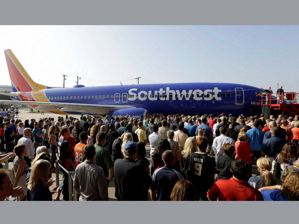 Southwest airlines goes purple 